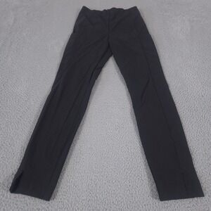 Athleta Pants Women 0 Black Wander Slim Recycled Nylon Stretch Ankle Slit Pocket